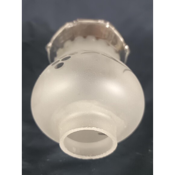 Frosted Glass Lamp Shade 1.63 In Base Fitter 5 In Height White Frosted Glass - Picture 7 of 8